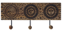 DKD Home Decor Perchero de Pared Astros en Mango y Hierro Marrón