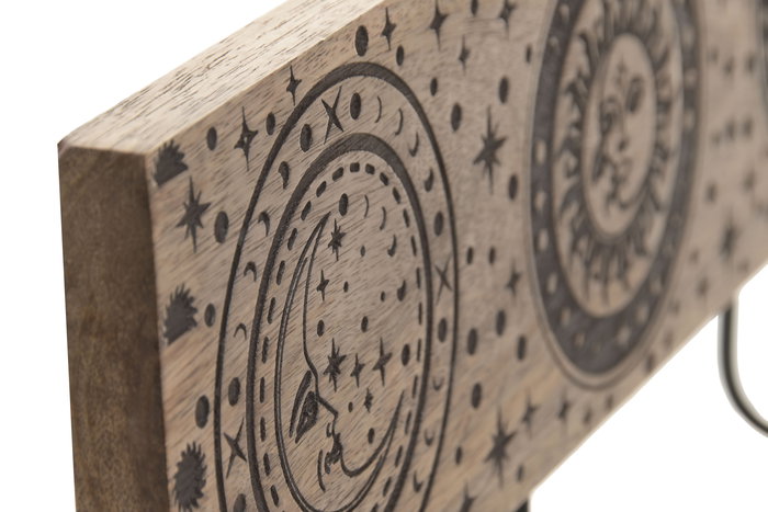 DKD Home Decor Perchero Pared Cottage Marron 5 x 16.5 x 38 cm Hierro 2 Unidades DKD Home Decor Perchero Pared Cottage Marron 5 x 16.5 x 38 cm Hierro 2 Unidades