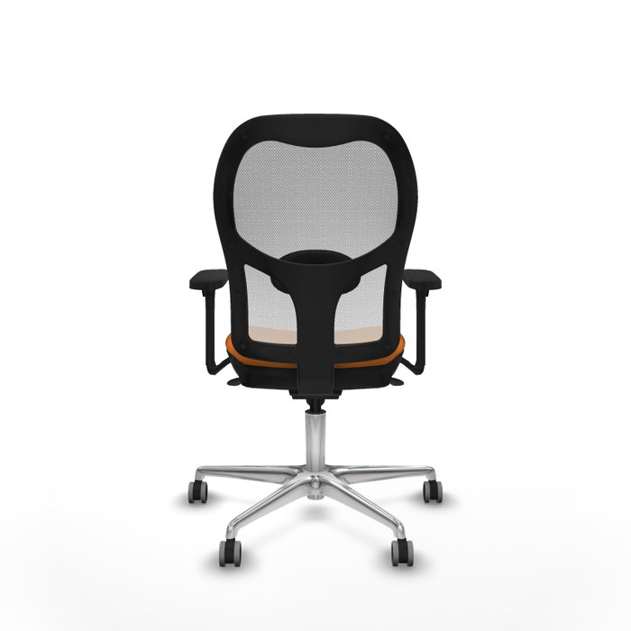 PIQUERAS Y CRESPO Silla de oficina Jorquera Naranja y Blanco