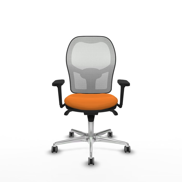 PIQUERAS Y CRESPO Silla de oficina Jorquera Naranja y Blanco