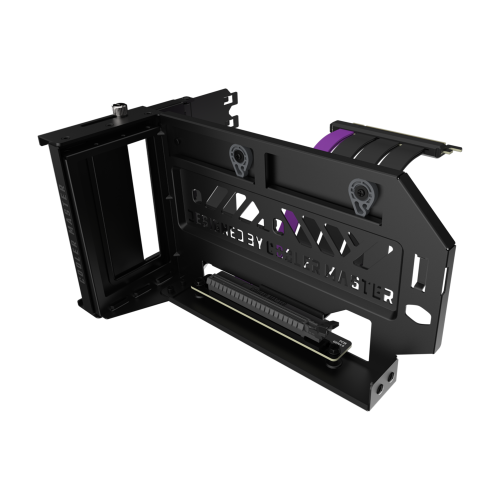 Cooler Master Soporte Vertical Tarjeta Gráfica uni. V3 para PC Gaming, Universal, Negro/Gris