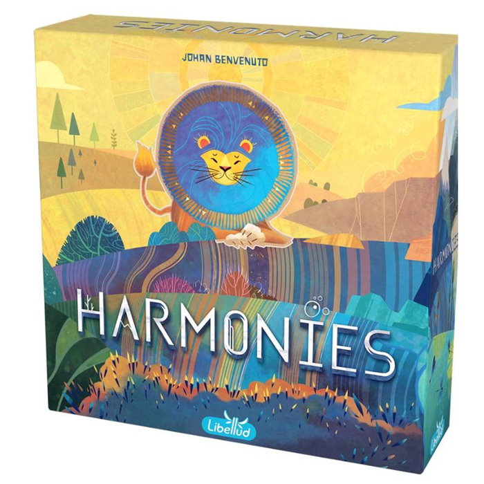 Libellud Harmonies Juego de Mesa Estratégico de Construcción de Paisajes y Hábitats - 1-4 Jugadores, 30 Min, +10 Años - Español - REF: LIBTL01ES