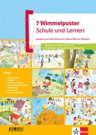 KLETT Wimmelposter-Set Schule und Lernen, VV. AA.