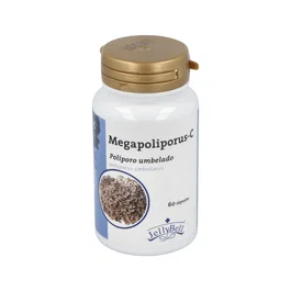 Jellybell Megapoliporus-C 60 cápsulas - Suplemento con Vitamina C, Poliporo, Uña de Gato para Sistema Inmunitario