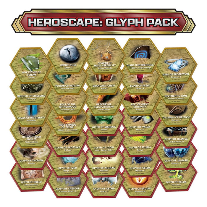 Heroscape expansión Glyph Pack *Edición Inglés*