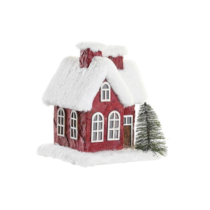 DKD Home Decor Set de Adornos de Navidad Natural 17x16,5x17 Surtido de 2 Unidades