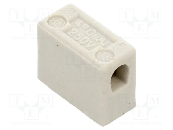 SEZ DK Bloque de bornas cerámico de 2 bornas