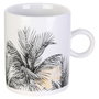 Home Deco Factory Mug XL Natural Wild 400 ml Cerámica Hojas Tigres