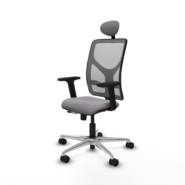 PIQUERAS Y CRESPO Silla de oficina Motilla Gris con mecanismo Sincro/Traslack PIQUERAS Y CRESPO Silla de oficina Motilla Gris con mecanismo Sincro/Traslack