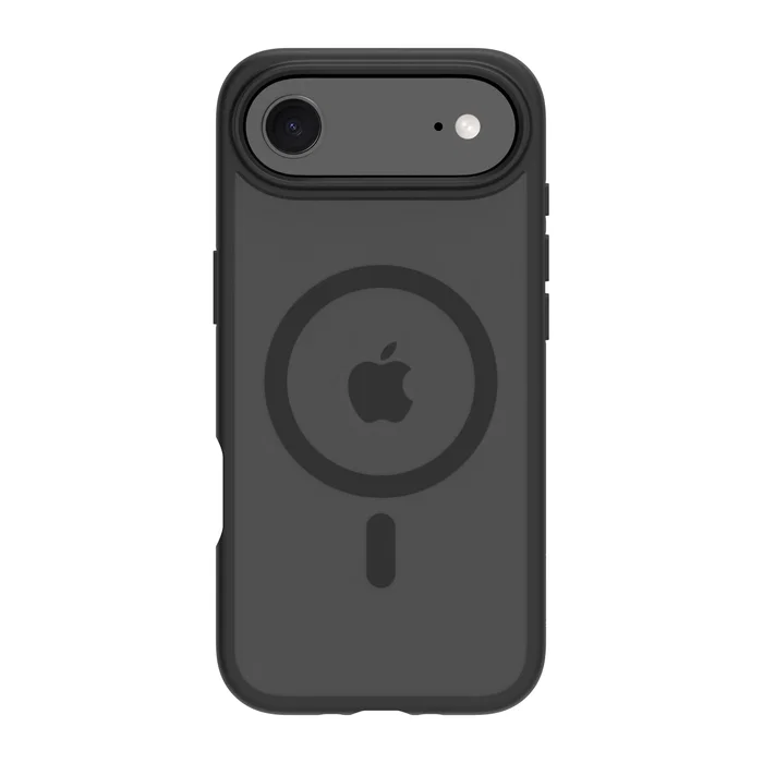 Apple Funda para iPhone 17 Air Grenen MS Negro - Carcasa de plástico reciclado 100%, resistente a golpes, compatible con carga inalámbrica