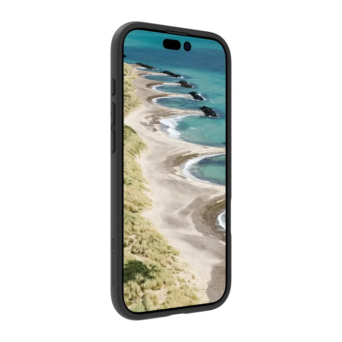 Apple Funda para iPhone 17 Air Grenen MS Negro - Carcasa de plástico reciclado 100%, resistente a golpes, compatible con carga inalámbrica