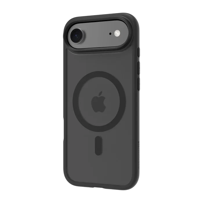 Apple Funda para iPhone 17 Air Grenen MS Negro - Carcasa de plástico reciclado 100%, resistente a golpes, compatible con carga inalámbrica