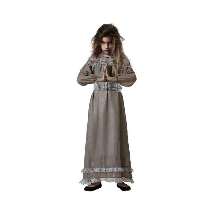 Disfraz Vestido Largo de Comunión para Niña 10-12 Años Gris