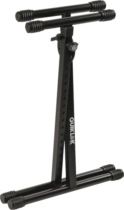 QUIKLOK Soporte Universal Ms237 Formato "X" para Amplificador, Monitores, Teclado (Extensible y Ajustable)