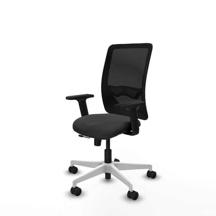 PIQUERAS Y CRESPO Silla de oficina Zulema Sincro/Traslack Gris oscuro y Negro