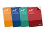 Liderpapel Índice Tapa Cartoncillo Cuarto 24 Hojas 70g/m2 Colores Surtidos