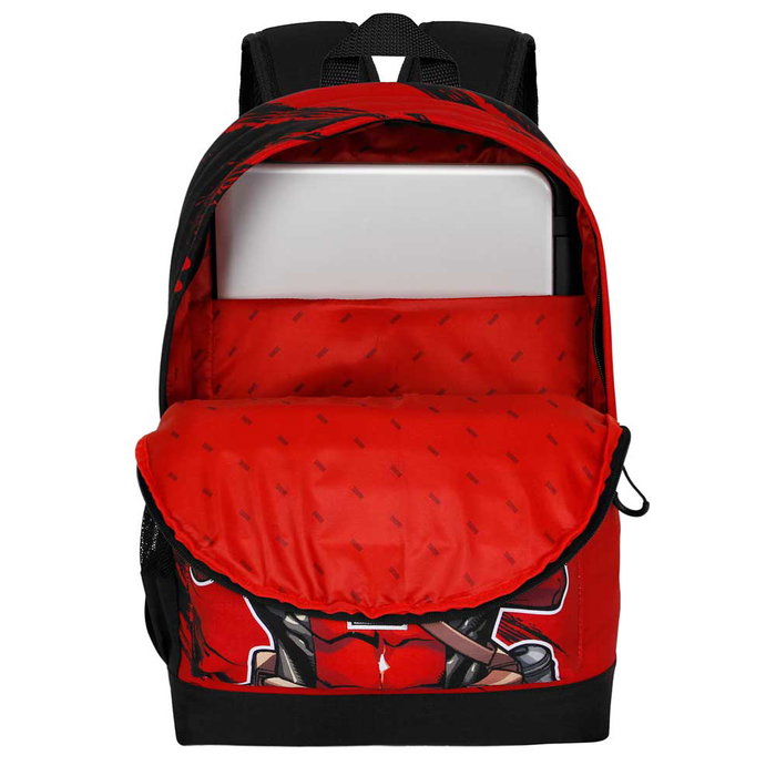 Marvel Deadpool Mochila HS PLUS Bad Deadpool Rojo Urbana Resistente 23L