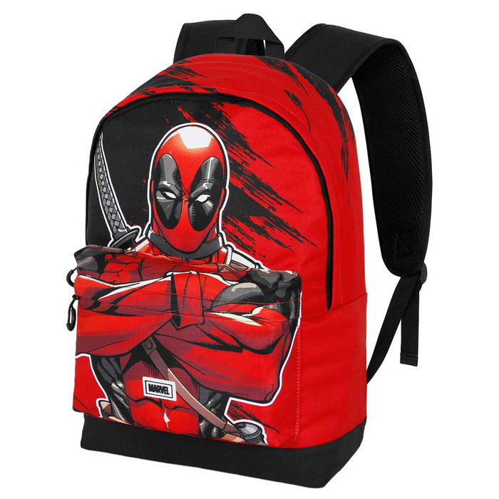 Marvel Deadpool Mochila HS PLUS Bad Deadpool Rojo Urbana Resistente 23L