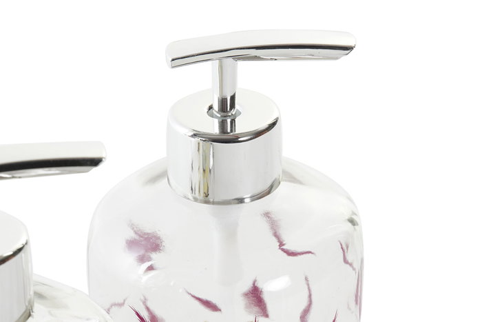 DKD Home Decor Dosificador de Cristal y ABS 350ml Surtido de 4 unidades DKD Home Decor Dosificador de Cristal y ABS 350ml Surtido de 4 unidades