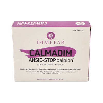 DIMEFAR CALMADIM ANSIE-STOP 30 cápsulas DIMEFAR CALMADIM ANSIE-STOP 30 cápsulas