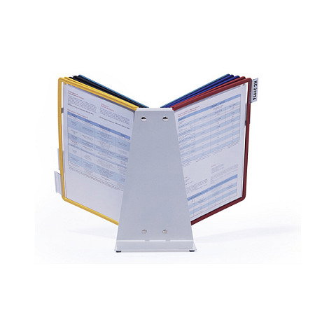 SHERPA Clasificador de Mesa Metálico Vario Table con 10 Fundas A4 Multicolor SHERPA Clasificador de Mesa Metálico Vario Table con 10 Fundas A4 Multicolor