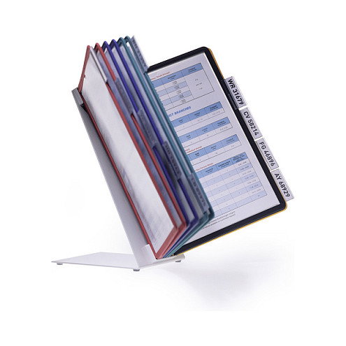 SHERPA Clasificador de Mesa Metálico Vario Table con 10 Fundas A4 Multicolor SHERPA Clasificador de Mesa Metálico Vario Table con 10 Fundas A4 Multicolor