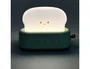 Wondee Lámpara Tostada Divertida de Silicona, Lámpara de Noche Recargable con Luz Cálida para Niños