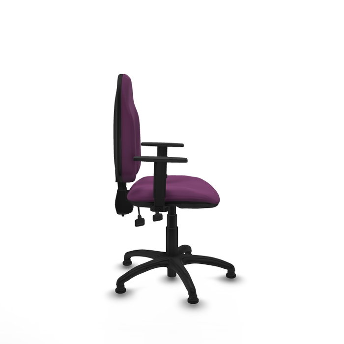 PIQUERAS Y CRESPO Silla de oficina Algarra Morada con Brazos 1D PIQUERAS Y CRESPO Silla de oficina Algarra Morada con Brazos 1D