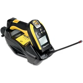 Datalogic PowerScan PM9100 Lector de códigos de barras portátil 1D con pantalla y teclado, Negro, Amarillo