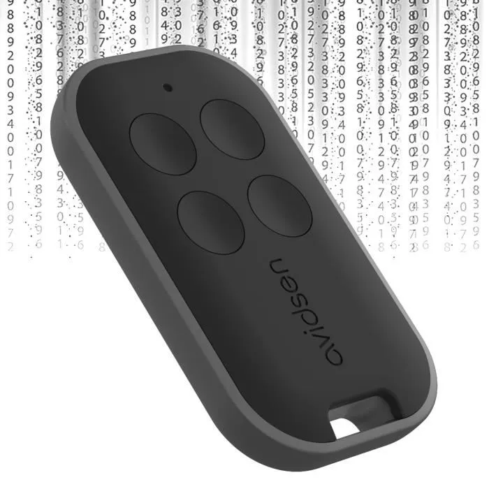 Avidsen AVI1733364154264 Mando a distancia para motor de portón Negro