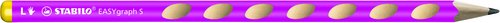 STABILO EASY GRAPH S Lápiz de grafito para zurdos, Rosa, HB (Set de 6) STABILO EASY GRAPH S Lápiz de grafito para zurdos, Rosa, HB (Set de 6)