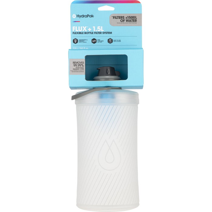 Hydrapak Flux 1,5L Botella plegable blanco Hydrapak Flux 1,5L Botella plegable blanco