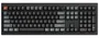 Keychron V6U-D4 Teclado Mecánico Full Size 108 Teclas Switch Banana Negro-Gris RGB Inalámbrico Bluetooth