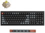 Keychron V6U-D4 Teclado Mecánico Full Size 108 Teclas Switch Banana Negro-Gris RGB Inalámbrico Bluetooth