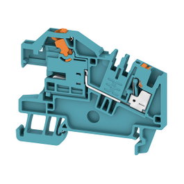 Weidmüller AITB 2.5 BB NDT BL Terminal Block Azul, Naranja