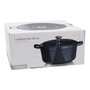 Siaki Cacerola de Hierro Fundido Esmaltado Gris Ø28 cm x 12 cm, apta para todo tipo de fuegos y horno