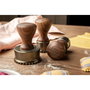 Marcato Cutter TONDO 65mm NOCE CANALETTO de 65 mm con mango de madera de nogal de color plata y marrón