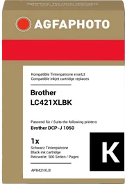 Agfa Photo Cartucho de tinta negro APB421XLB