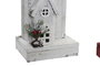 DKD Home Decor Casa Navidad Tradicional 4 Unidades Led Madera Rojo Blanco 12 x 40 x 15 cm