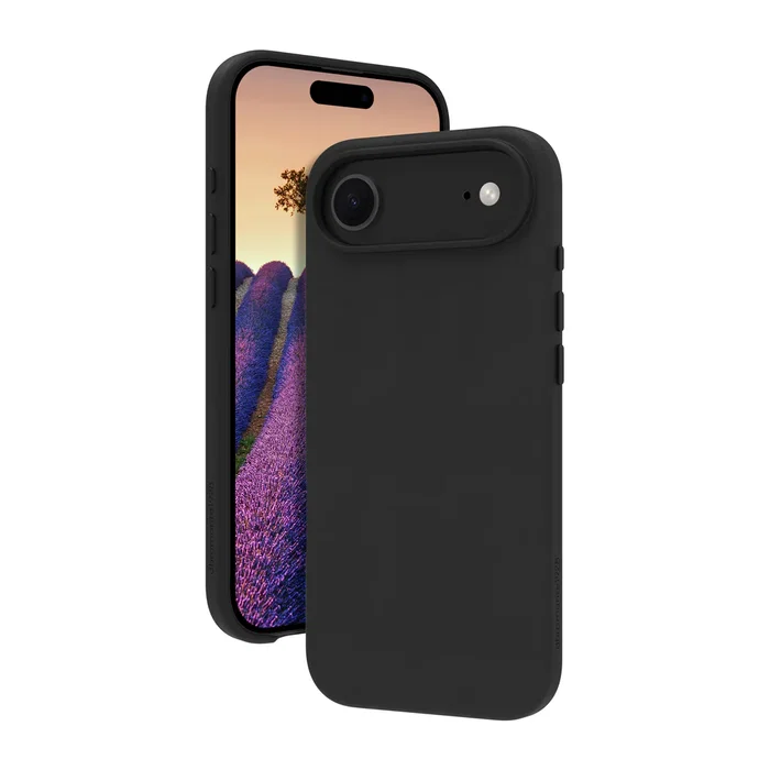 Dbramante1928 Funda Roskilde MS de Cuero para iPhone 17 Air Negro, Compatible con Carga MagSafe y Resistente a Rayones