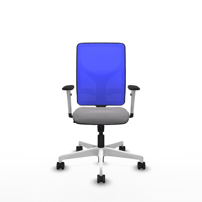 PIQUERAS Y CRESPO Silla de oficina Motilla con mecanismo Sincro, Gris y Azul PIQUERAS Y CRESPO Silla de oficina Motilla con mecanismo Sincro, Gris y Azul