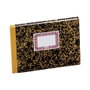 Dohe Cuaderno de Cuentas Corrientes Cartoné 100 Hojas Numeradas Amarillo Cuarto Apaisado