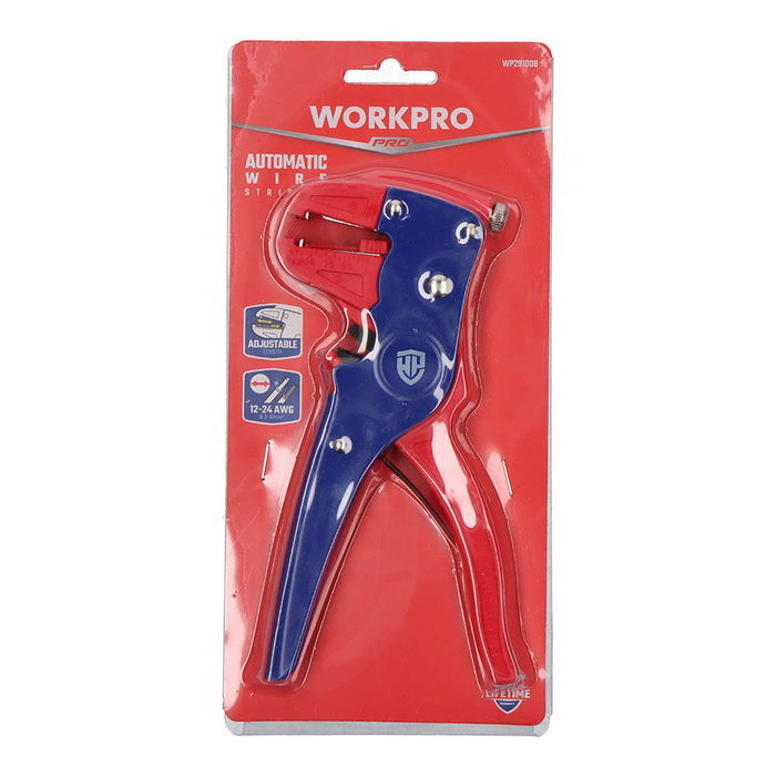 Workpro Pelacables Automático 2 en 1 Amplitud de Corte 0,2-6 mm Longitud de Pelado hasta 25 mm