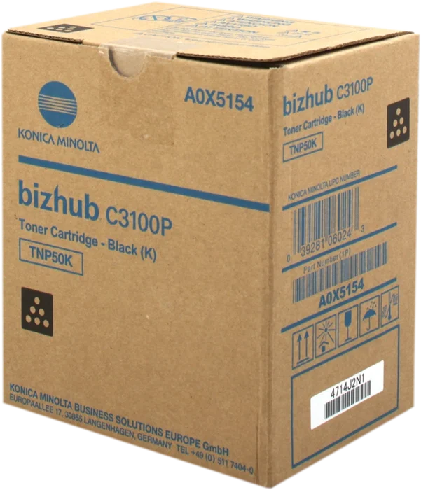 Konica Minolta TNP-50K Cartucho de Tóner Negro Konica Minolta TNP-50K Cartucho de Tóner Negro
