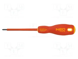 NEO TOOLS Destornillador aislado Pozidriv® PZ2 de 100 mm
