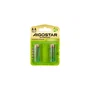Aigostar Baterías Recargables AA HR6 1600mAh, Pack de 2 Unidades