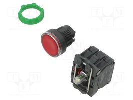 SCHNEIDER ELECTRIC XB5AW34M5 Interruptor de presión 22mm Rojo con LED