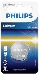 Philips Pila de botón de litio CR2430 3V
