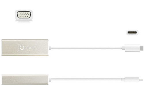 j5create JCA111 Adaptador Gráfico USB-C a HDMI 1920x1080p Aluminio Blanco