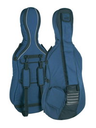 Funda Boston Cello 3/4 Azul-Gris 23 mm